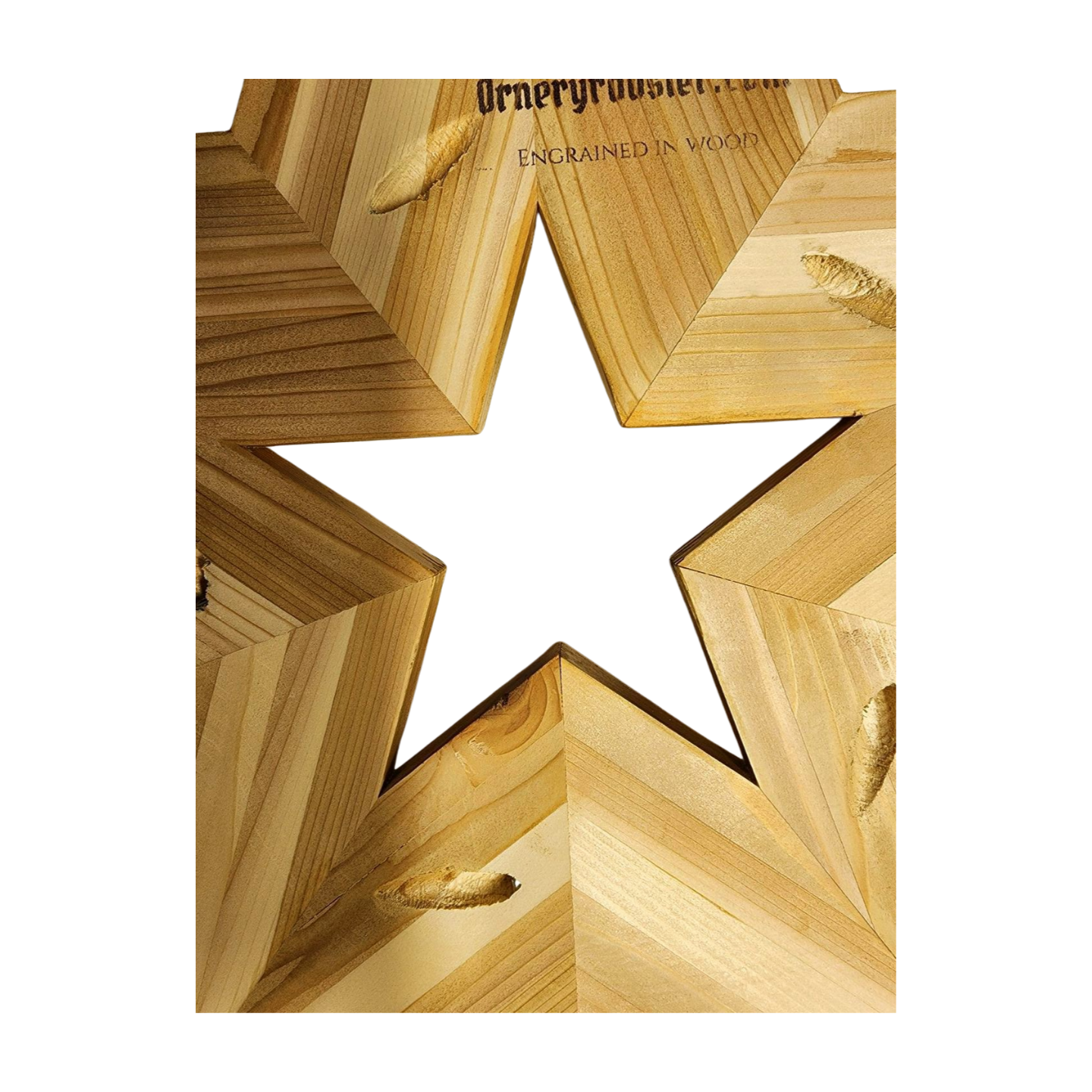 25 3/8 inch Cedar strip 5 point star Natural Cedar decor **FREE SHIPPING**