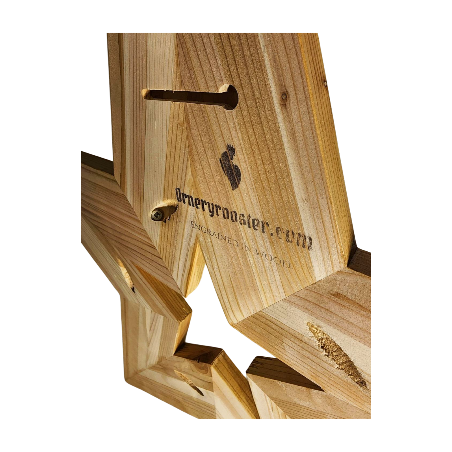 25 3/8 inch Cedar strip 5 point star Natural Cedar decor **FREE SHIPPING**