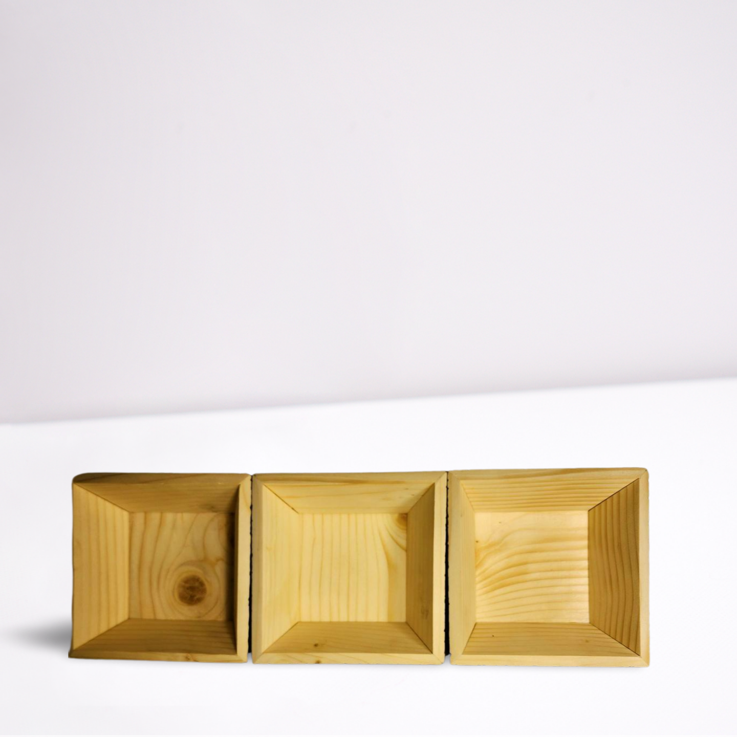 Square Stacking Bowls Oil Rubbed Bronze Set of 3 (three) **FREE SHIPPING**